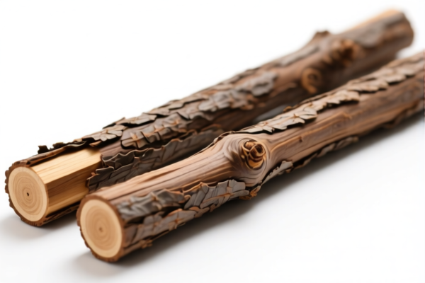 Rough Pine Wood Poles
