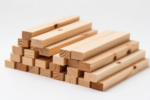 Untreated Pine Wood Piles