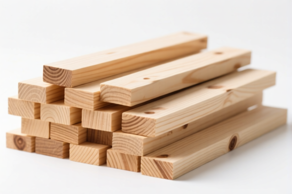 Untreated Pine Wood Piles