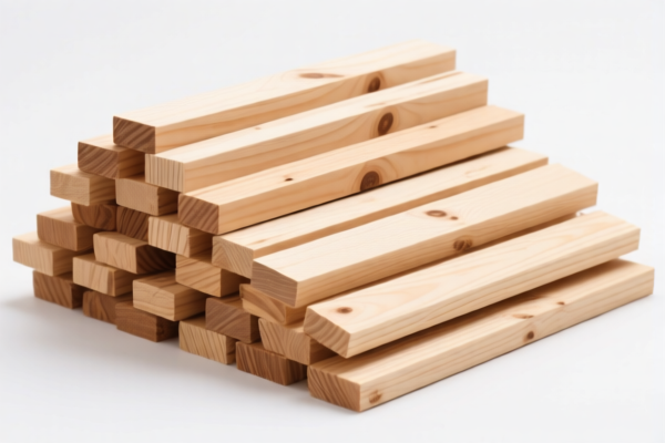 Untreated Pine Wood Piles