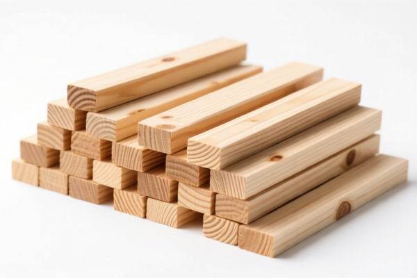 Untreated Pine Wood Piles
