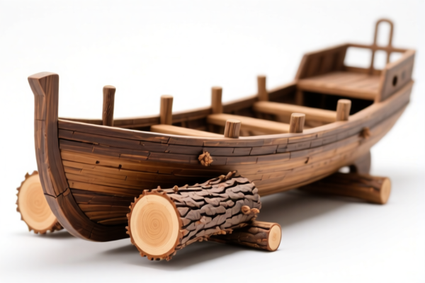 Pine Logs for Shipbuilding