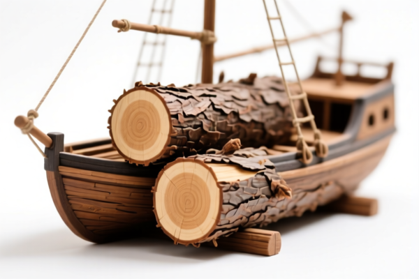 Pine Logs for Shipbuilding