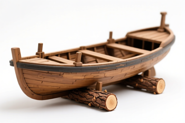 Pine Logs for Shipbuilding