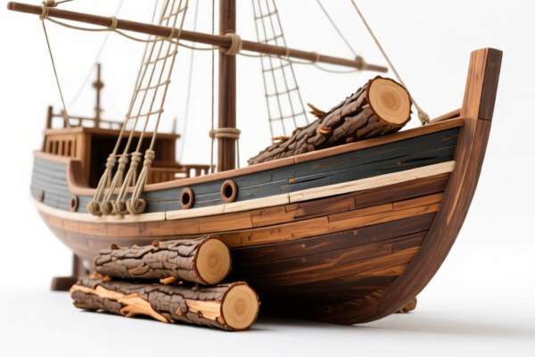 Pine Logs for Shipbuilding