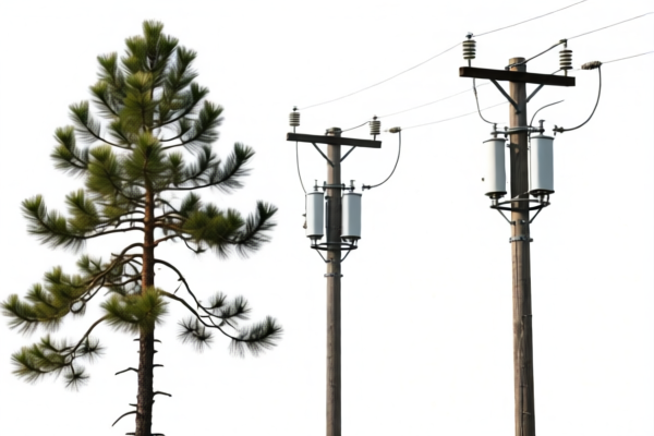 Pine Telecommunication Poles