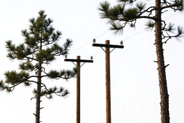 Pine Utility Poles
