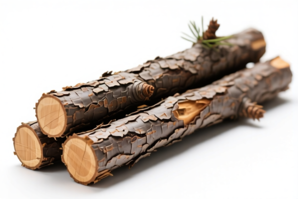 Rough Pine Poles with Bark