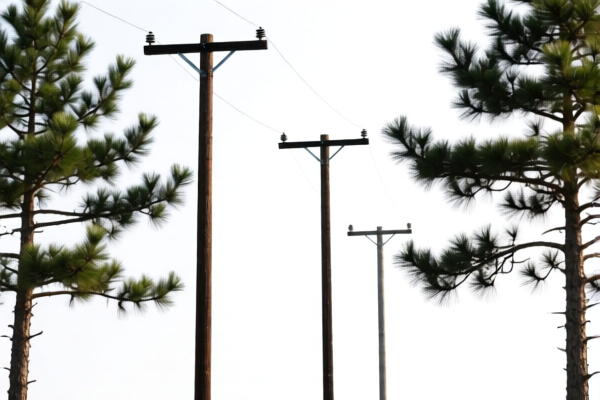 Unprocessed Pine Poles