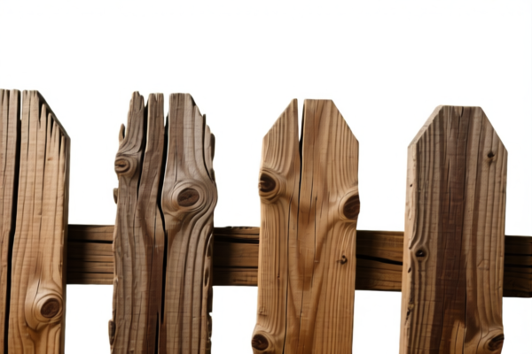 Pine Wood Rough Fence Posts