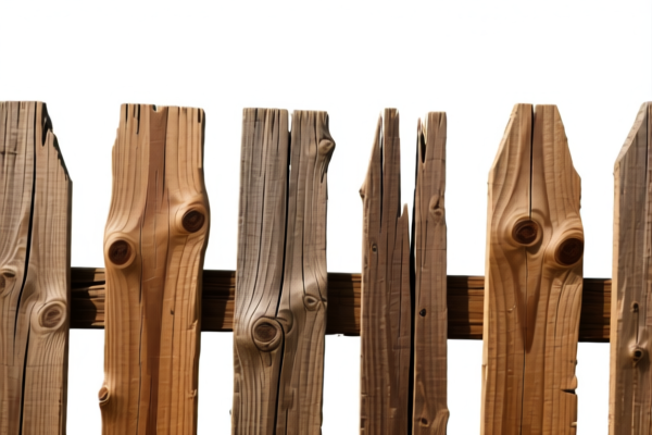 Pine Wood Rough Fence Posts