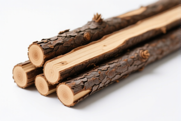 Pine Wood Rough Poles, Roughly Squared
