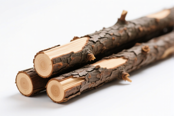 Pine Wood Rough Poles, Roughly Squared