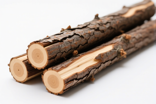 Pine Wood Rough Poles, Unpeeled