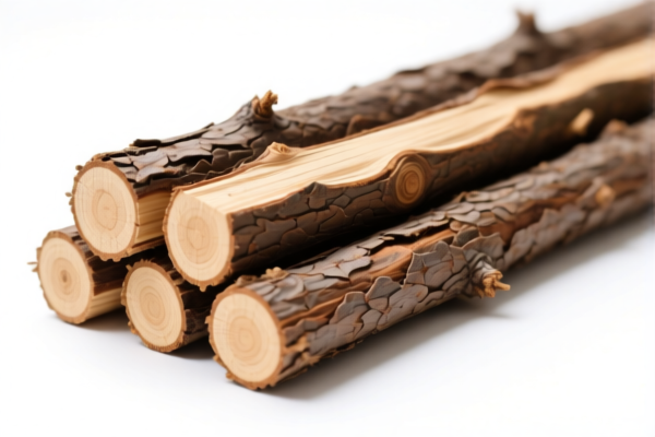 Pine Wood Rough Poles, Unpeeled