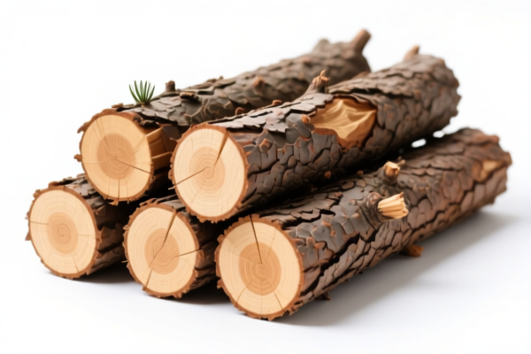 Unprocessed Pine Logs