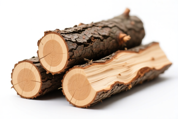 Unstripped Pine Logs