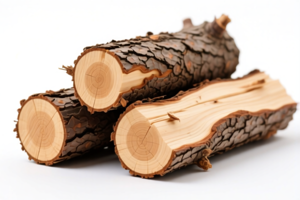 Unstripped Pine Logs