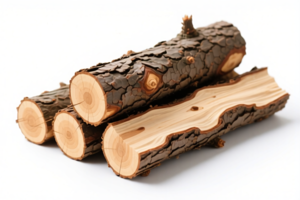 Unstripped Pine Logs