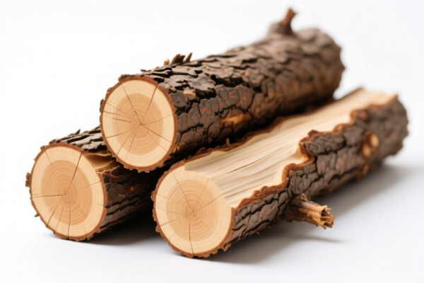 Unstripped Pine Logs