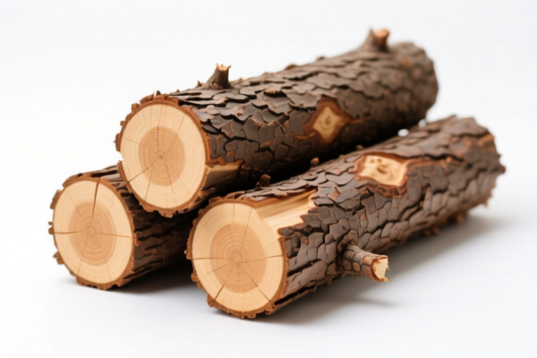 Unstripped Pine Logs