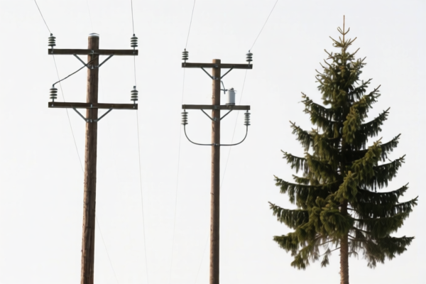Fir and Spruce Telephone Poles