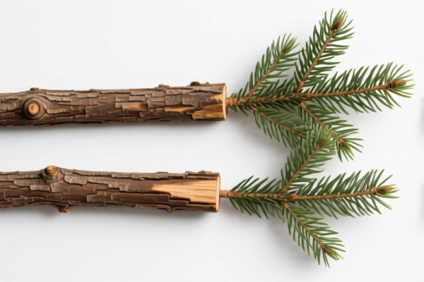Fir and Spruce Rough Wood Poles 15cm+