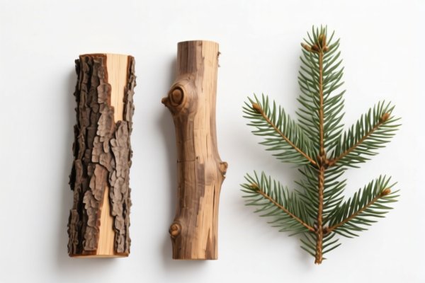 Fir and Spruce Rough Wood Poles 15cm+