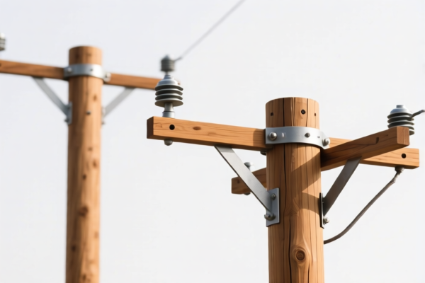 Larch Wood Utility Poles