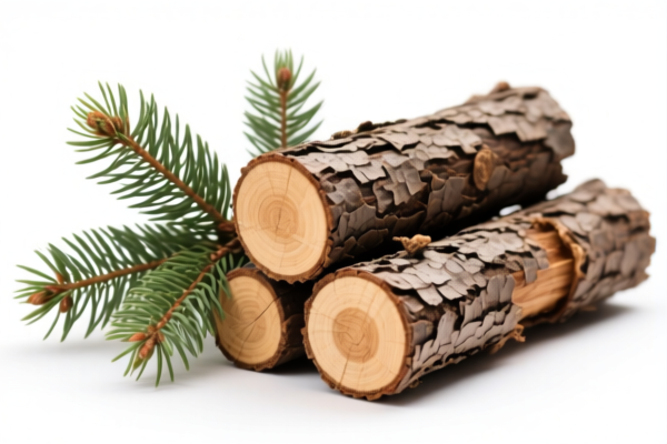 Rough Coniferous Logs (Fir and Spruce)