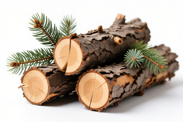 Rough Coniferous Logs (Fir and Spruce)