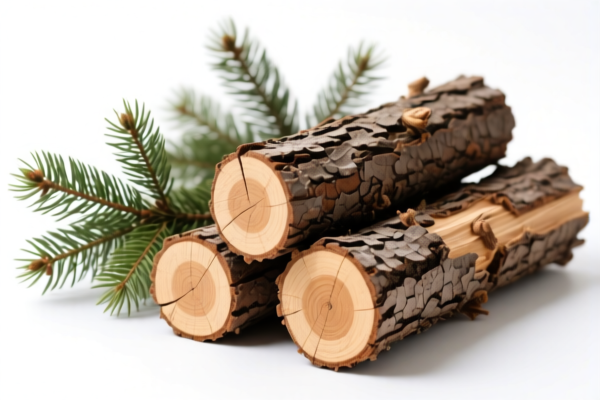 Rough Coniferous Logs (Fir and Spruce)