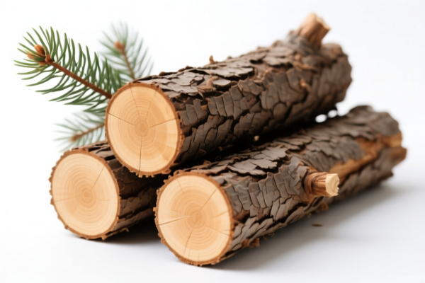 Spruce Logs, Unstripped or Roughly Squared