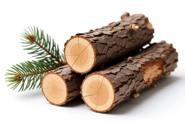 Spruce Logs, Unstripped or Roughly Squared