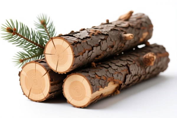 Spruce Logs, Unstripped or Roughly Squared