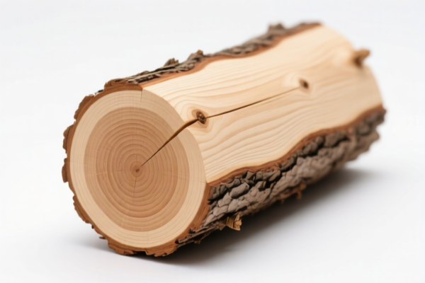Debarked Spruce Wood