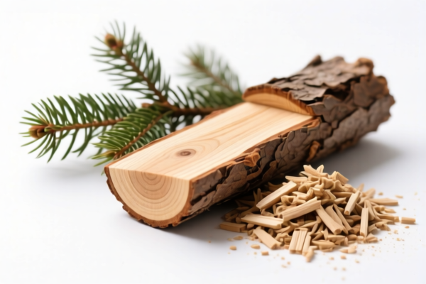 Fir and Spruce Wood for Pulp Making