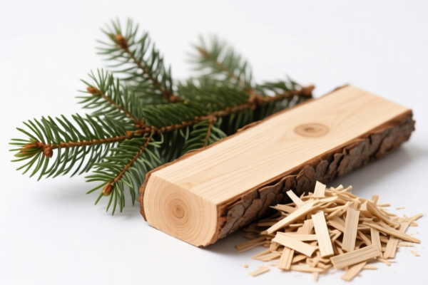 Fir and Spruce Wood for Pulp Making
