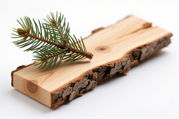Roughly Processed Fir and Spruce Wood