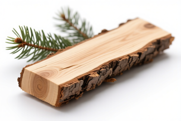 Roughly Processed Fir and Spruce Wood
