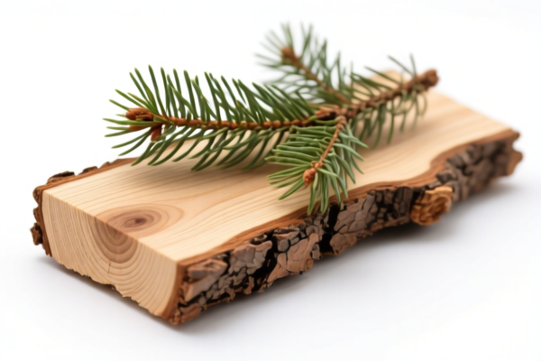 Roughly Processed Fir and Spruce Wood