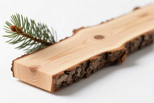 Roughly Processed Fir and Spruce Wood