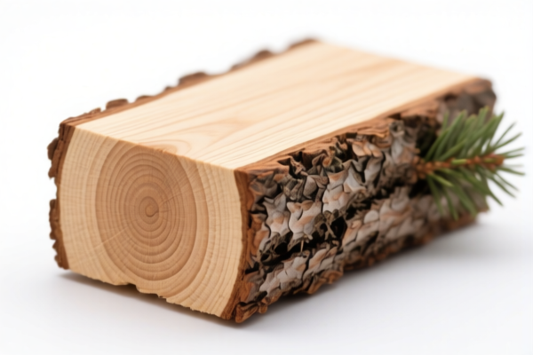 Roughly Squared Fir and Spruce Wood