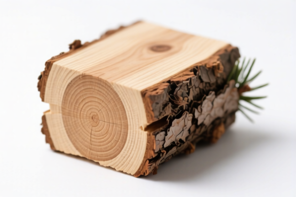 Roughly Squared Fir and Spruce Wood