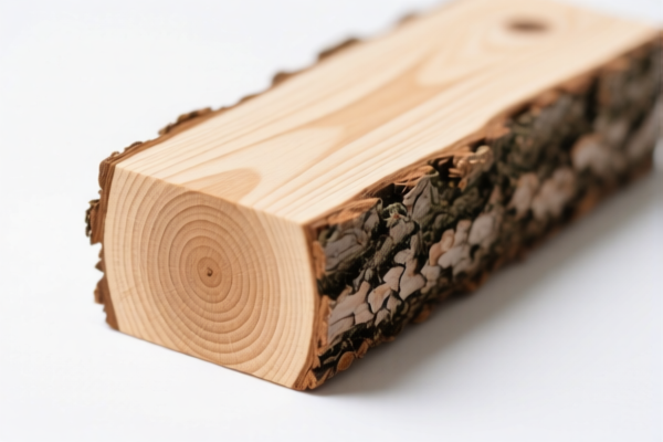 Roughly Squared Fir and Spruce Wood