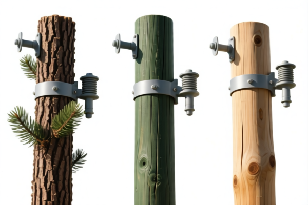 Spruce Fir Wood Utility Poles