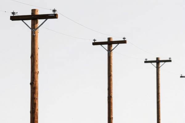 Spruce Wood Utility Poles