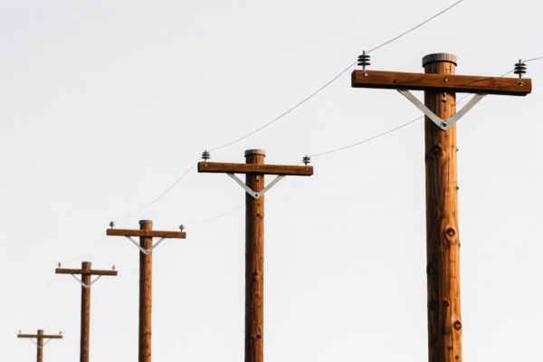 Preserved Coniferous Wood Poles