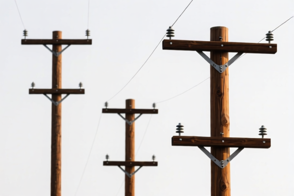 Preserved Coniferous Wood Poles