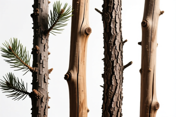 Rough Coniferous Wood for Construction